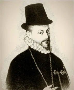 Retrato ilustrativo del virrey Alvaro Manrique de Zuniga en Nueva Espana Retrato ilustrativo del virrey Álvaro Manrique de Zúñiga en Nueva España