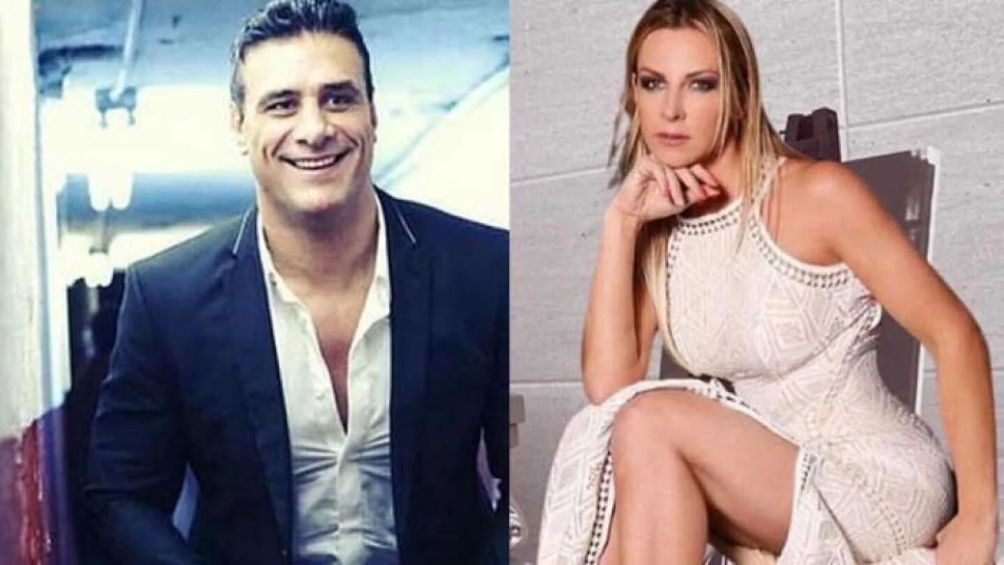 Angela Velkei junto a Alberto del Rio en un evento familiar Angela Velkei junto a Alberto del Río en un evento familiar