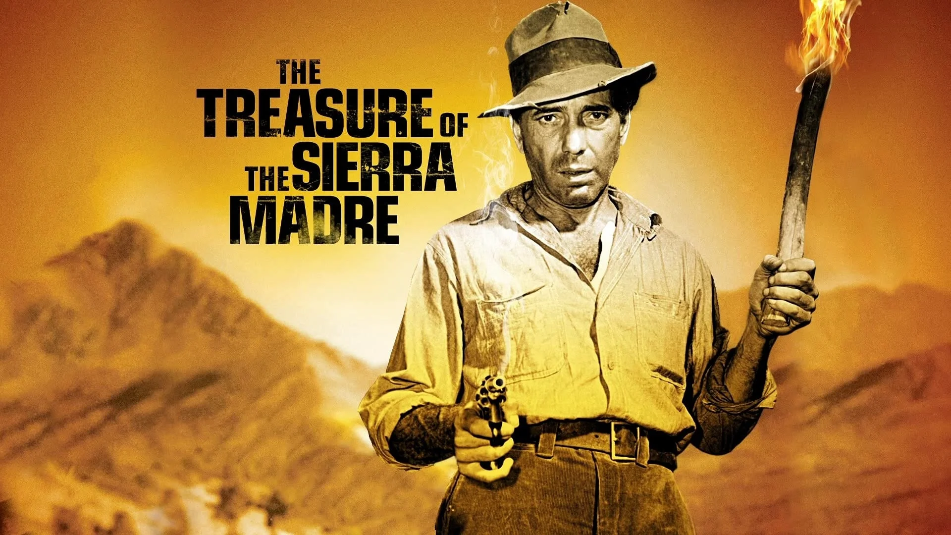 Cartel original pelicula El tesoro de la Sierra Madre Bruno Traven Cartel original película El tesoro de la Sierra Madre Bruno Traven