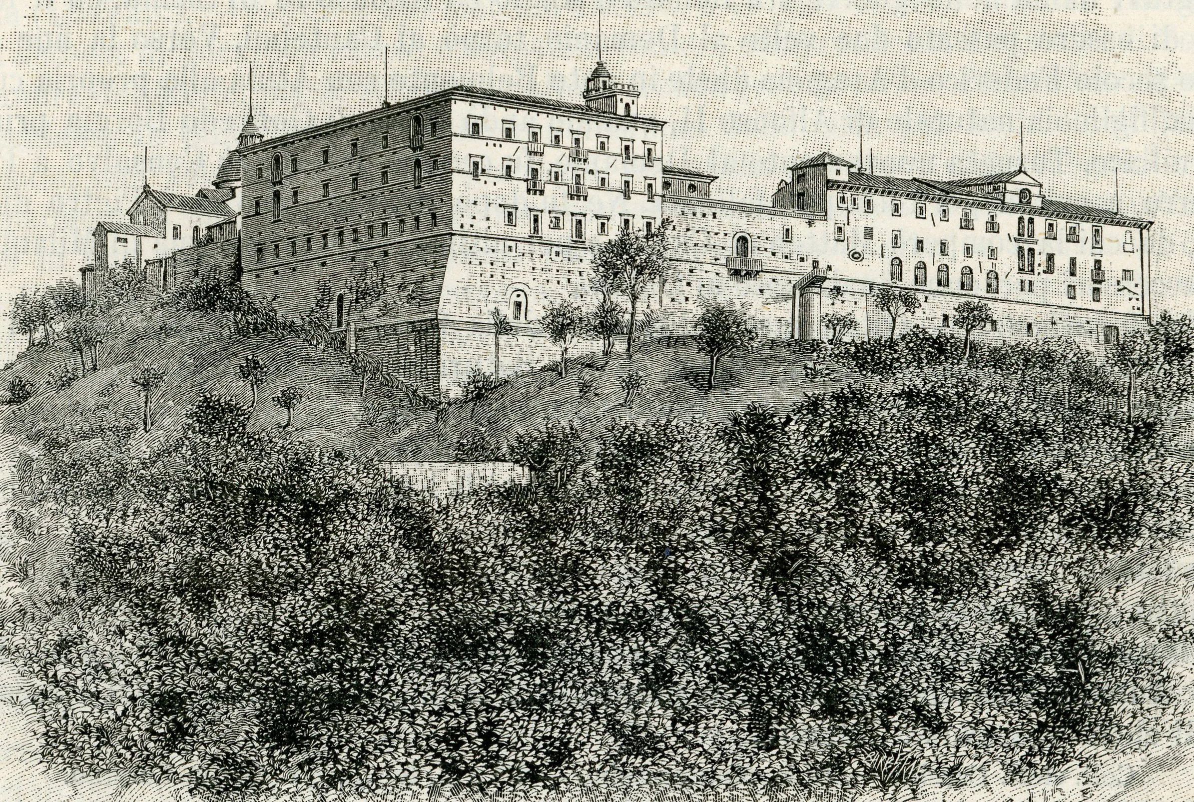 Monasterio de Montecassino fundado por San Benito