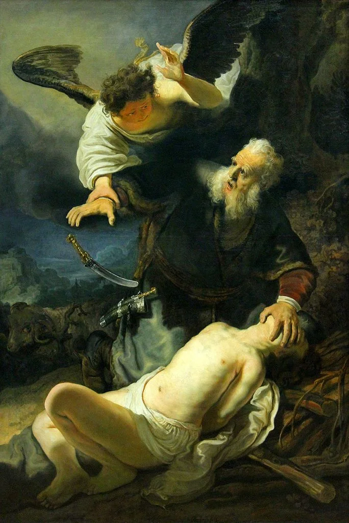 Rembrandt sacrificio Isaac Rembrandt sacrificio Isaac