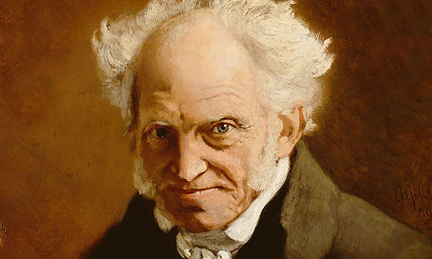 Retrato de Arthur Schopenhauer pensativo Retrato de Arthur Schopenhauer pensativo
