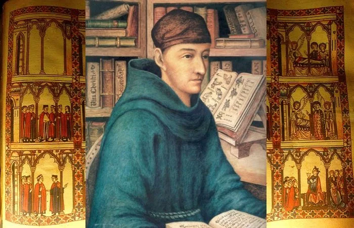 Retrato ilustrativo de Fray Bernardino de Sahagún