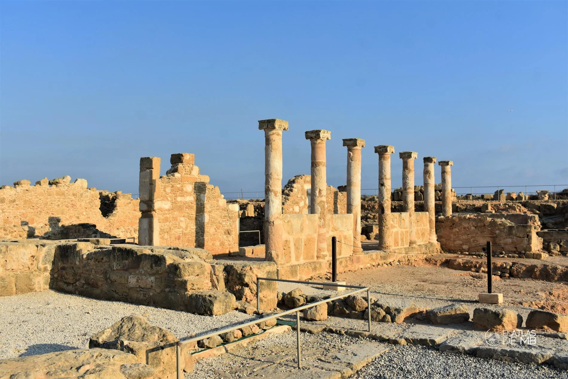 Ruinas del templo de Afrodita en Pafos Chipre Ruinas del templo de Afrodita en Pafos Chipre
